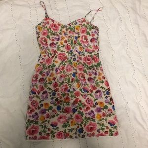 Short floral dress
